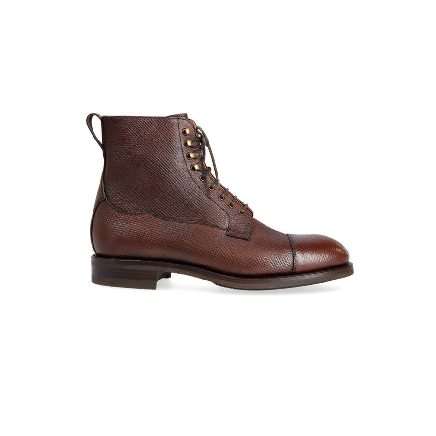 Russian Calf Burgundy Work Boots