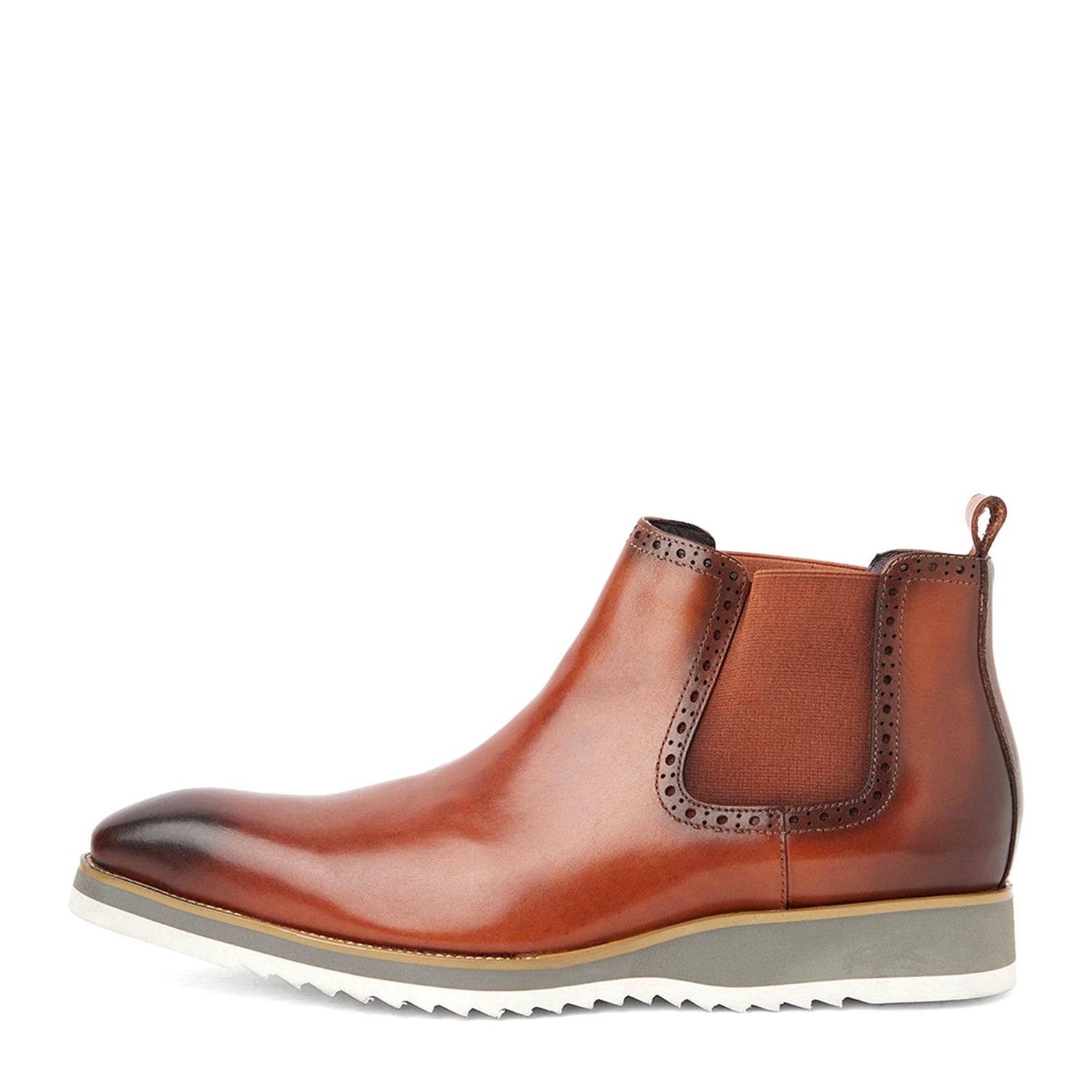 Brown Handpainted Chelsea Boots