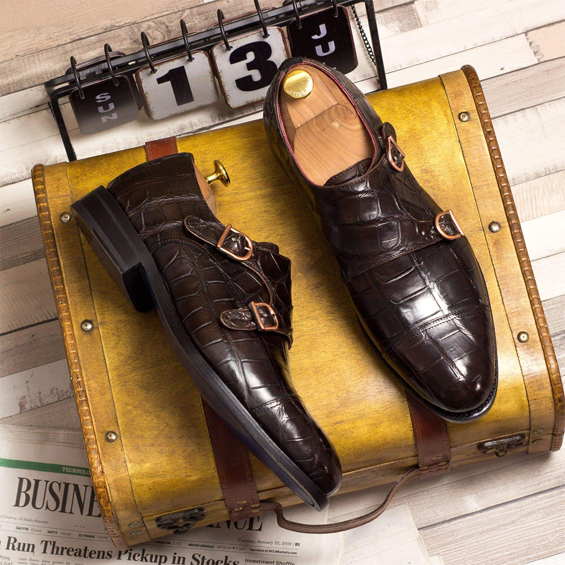 Ephemeral Ember Monkstrap Shoe