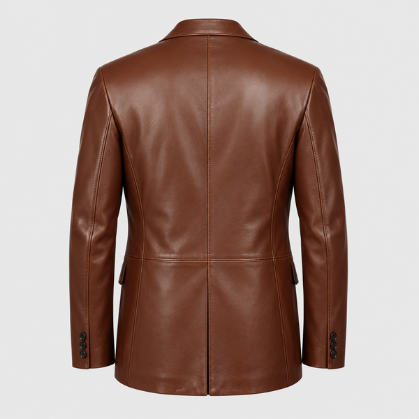 Astaire Leather Blazer