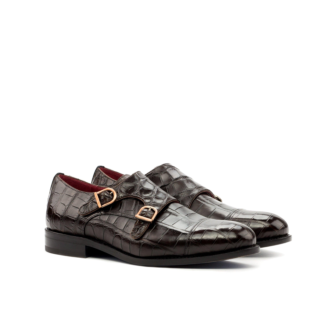 Ephemeral Ember Monkstrap Shoe Black