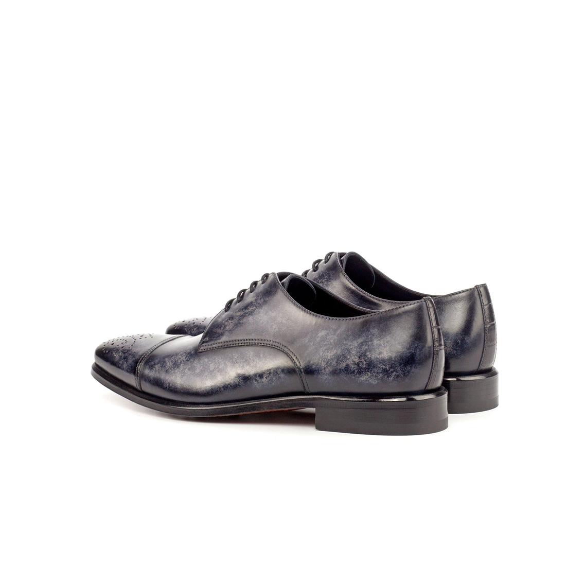 Lush Lavender Leather Lace Up Oxford Shoes