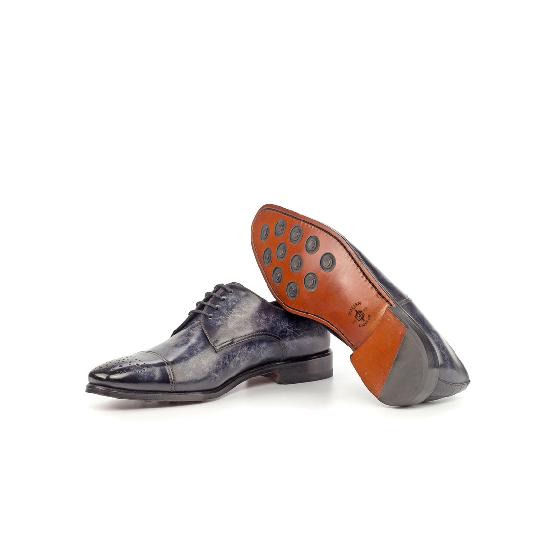 Lush Lavender Leather Lace Up Oxford Shoes