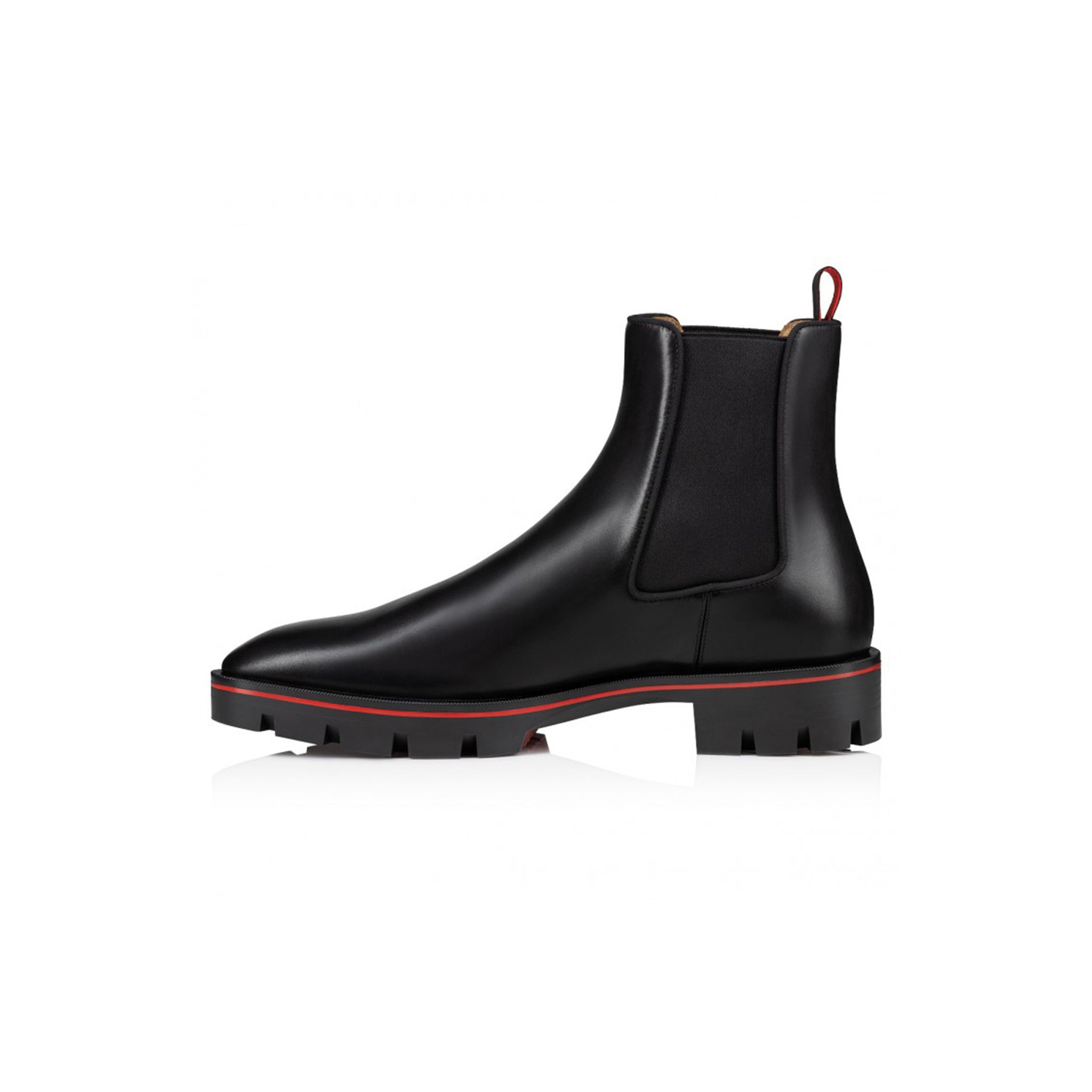 Chelsea Men's Black Leather Coal Boots
