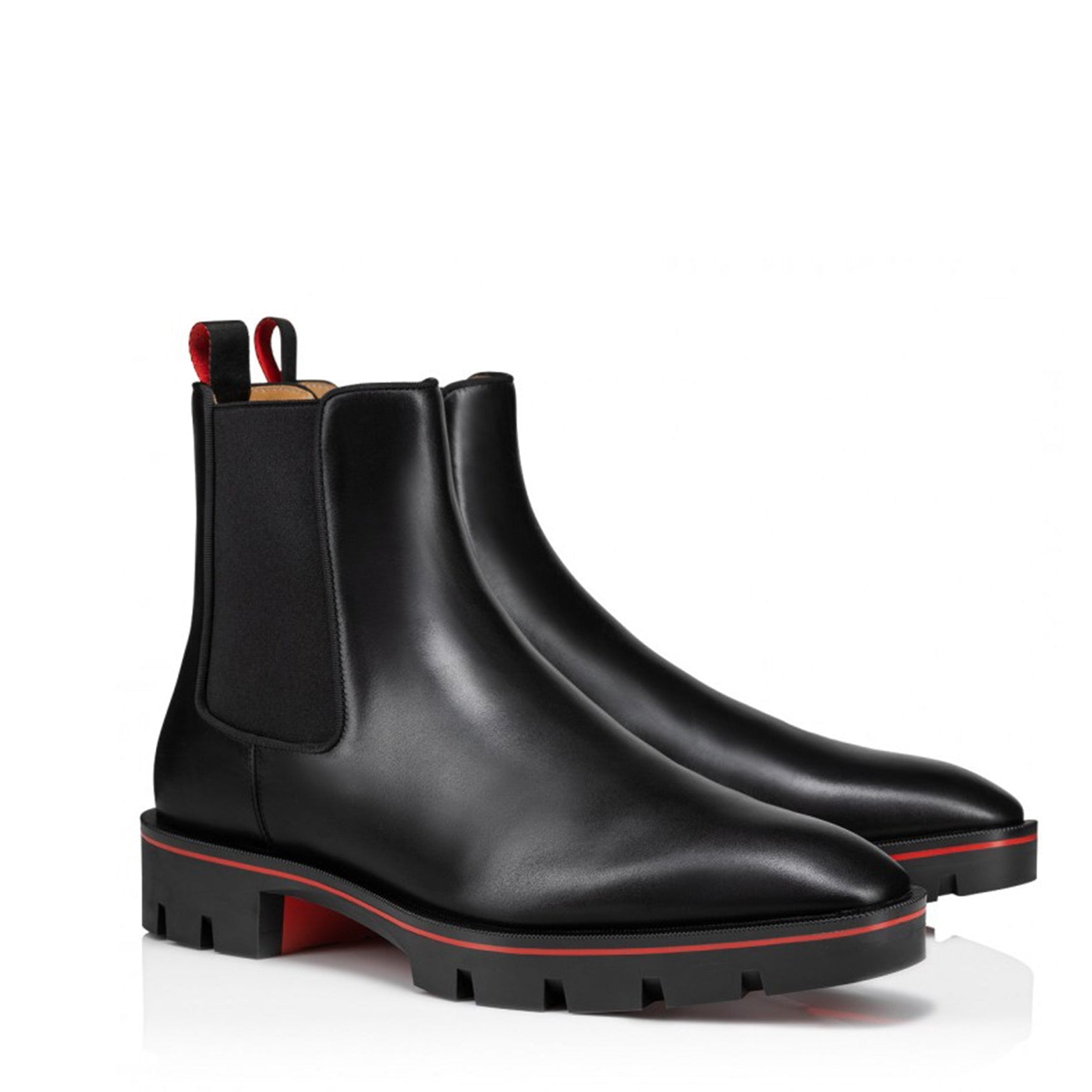 Chelsea Men's Black Leather Coal Boots