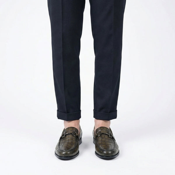 Croc Luxe Classic Horsebit Loafers