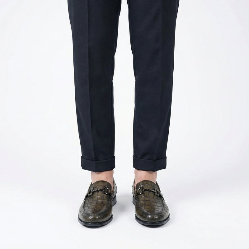 Croc Luxe Classic Horsebit Loafers