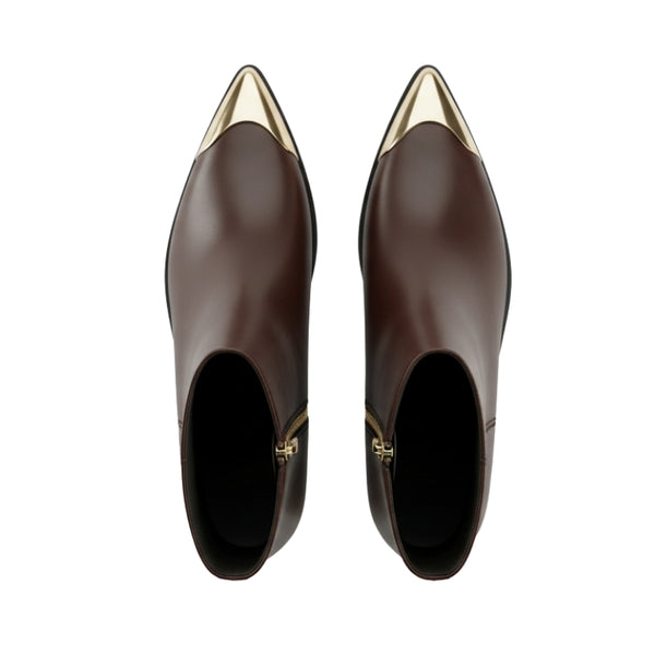 Monarch Gold Metal Toe Zipper Boots