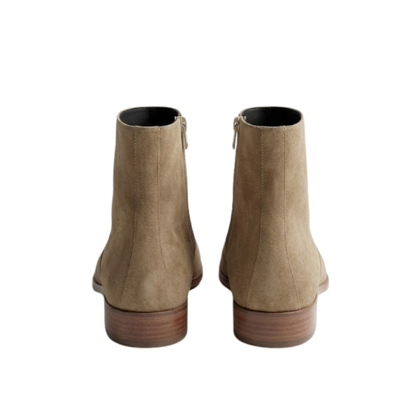 Baker Luxe Suede Zip Chelsea Boots
