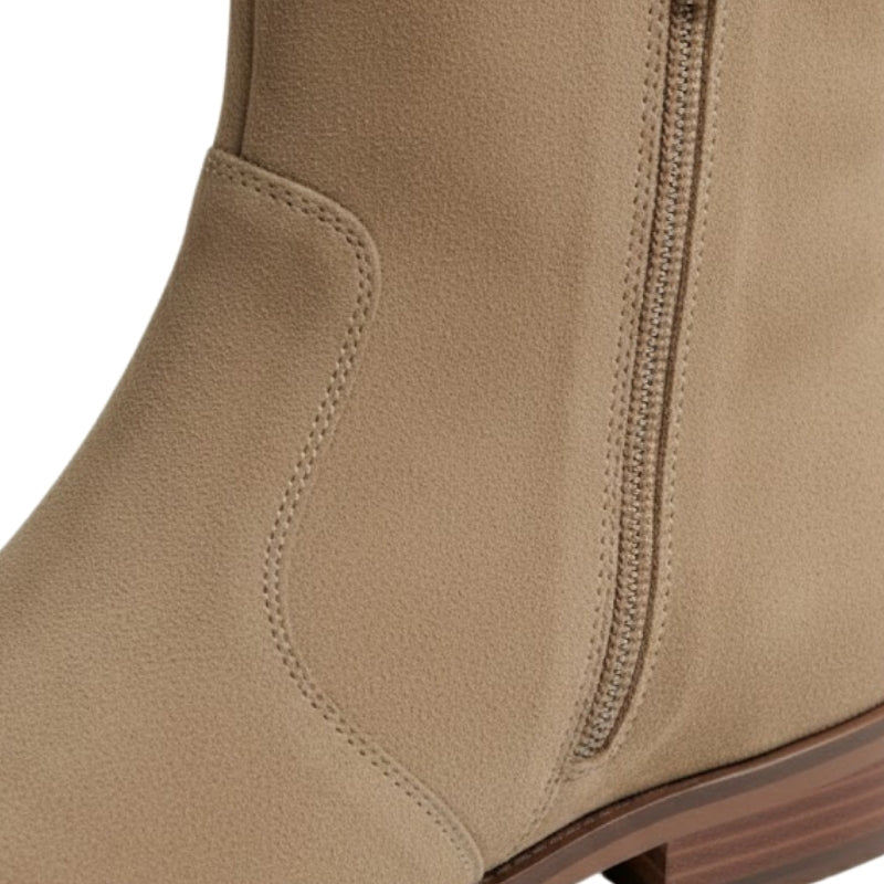 Baker Luxe Suede Zip Chelsea Boots