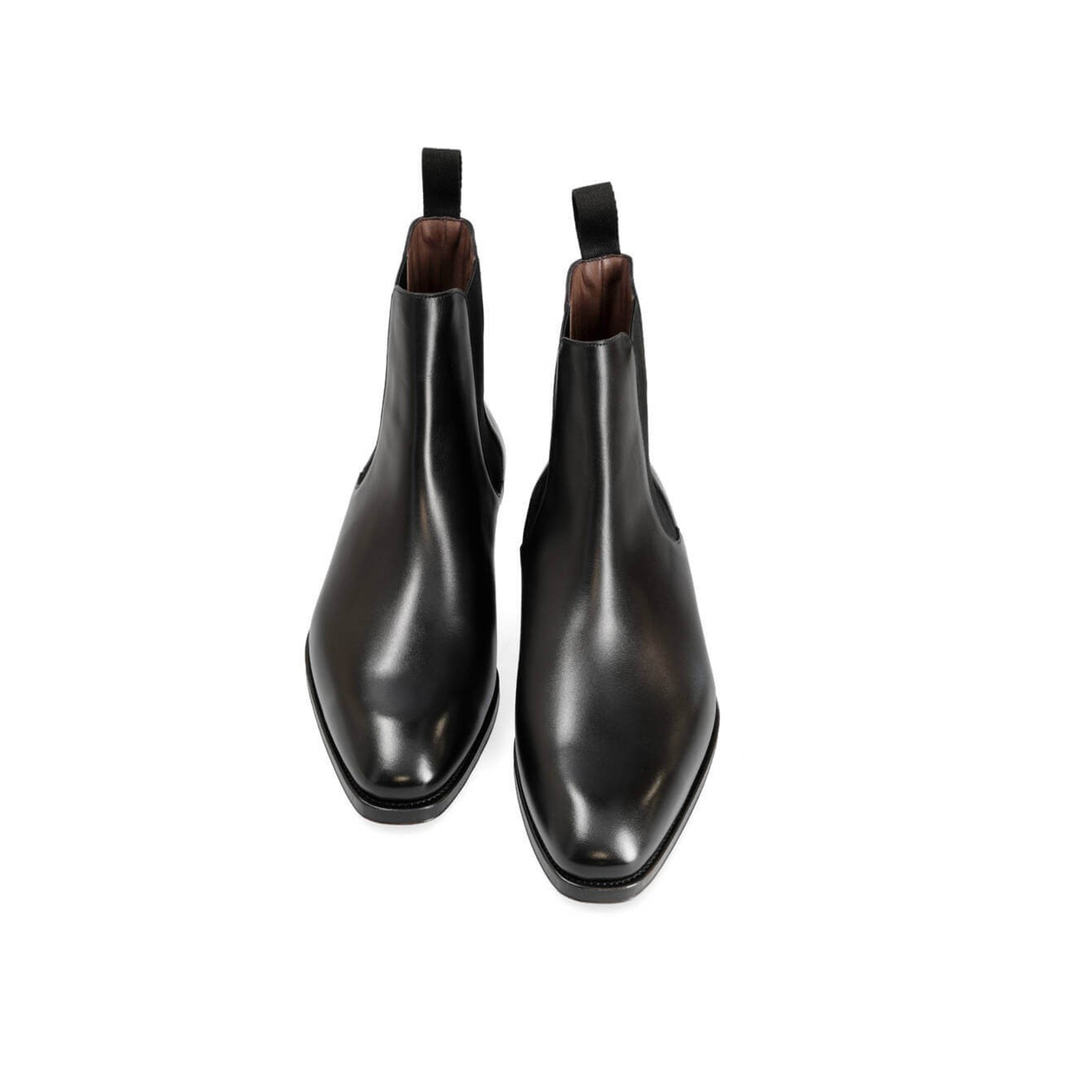 Midnight Classic Black Leather Boots