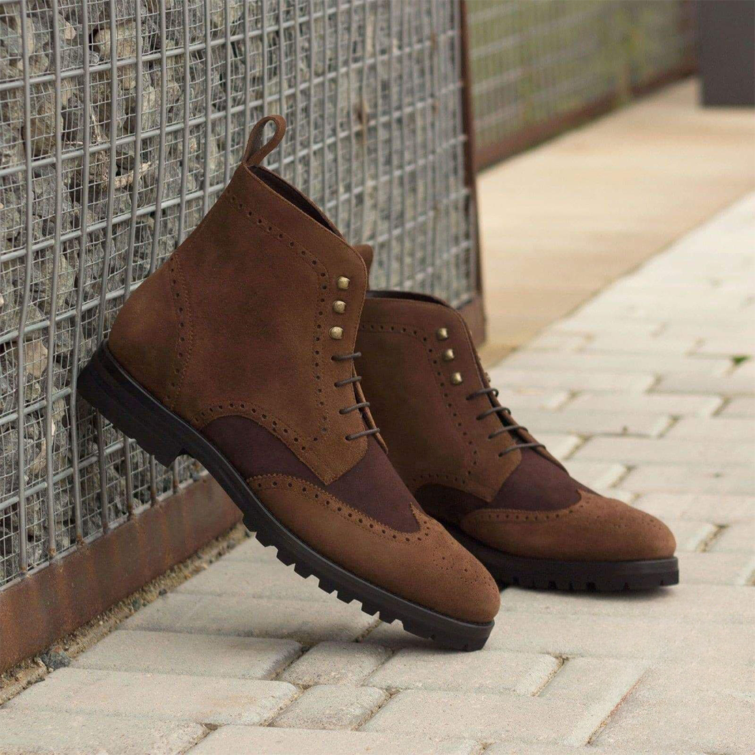 Military Brogue Boot