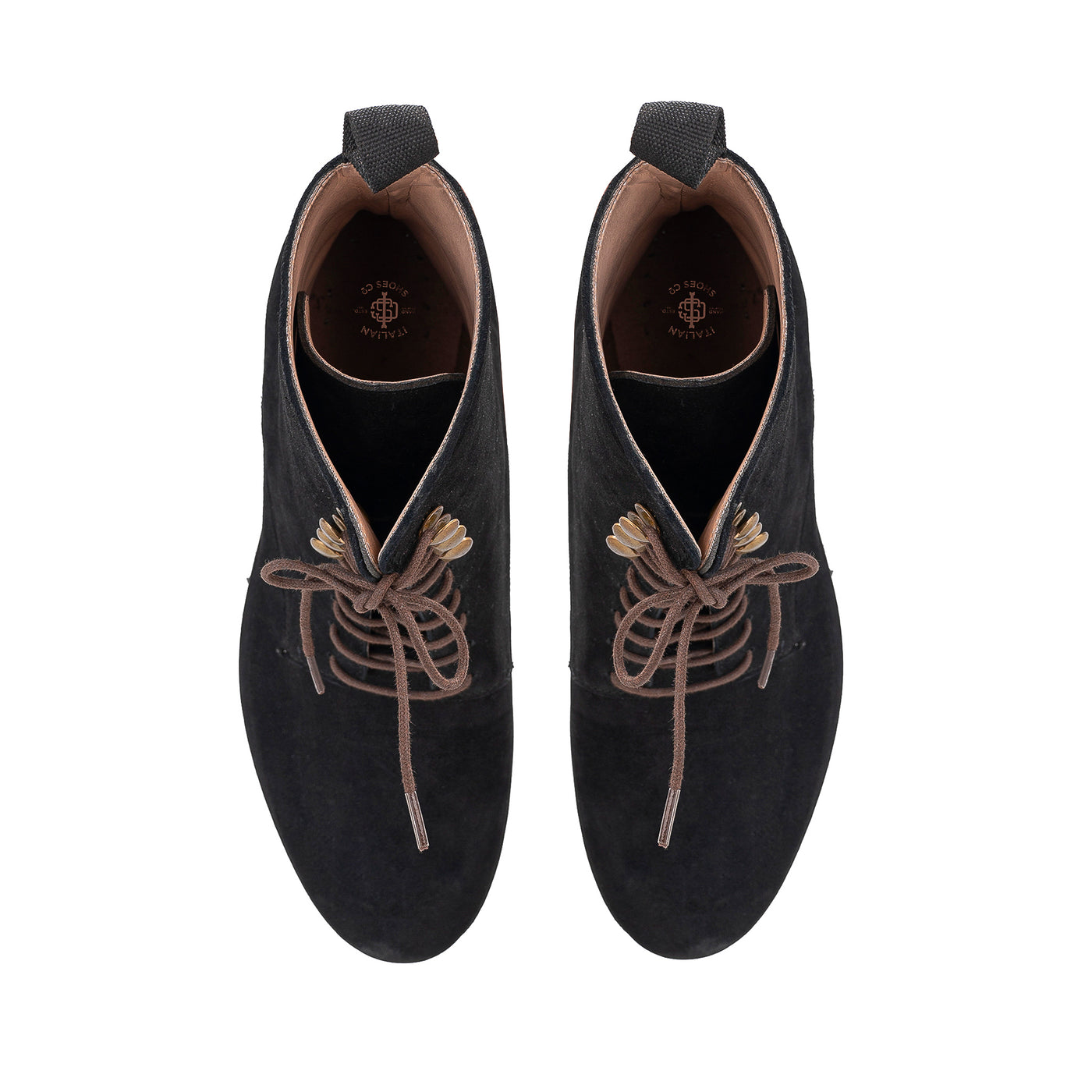 Federico Panelled Lace Up Boots