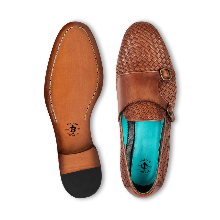 Handcrafted Double Monkstrap Men s Shoes