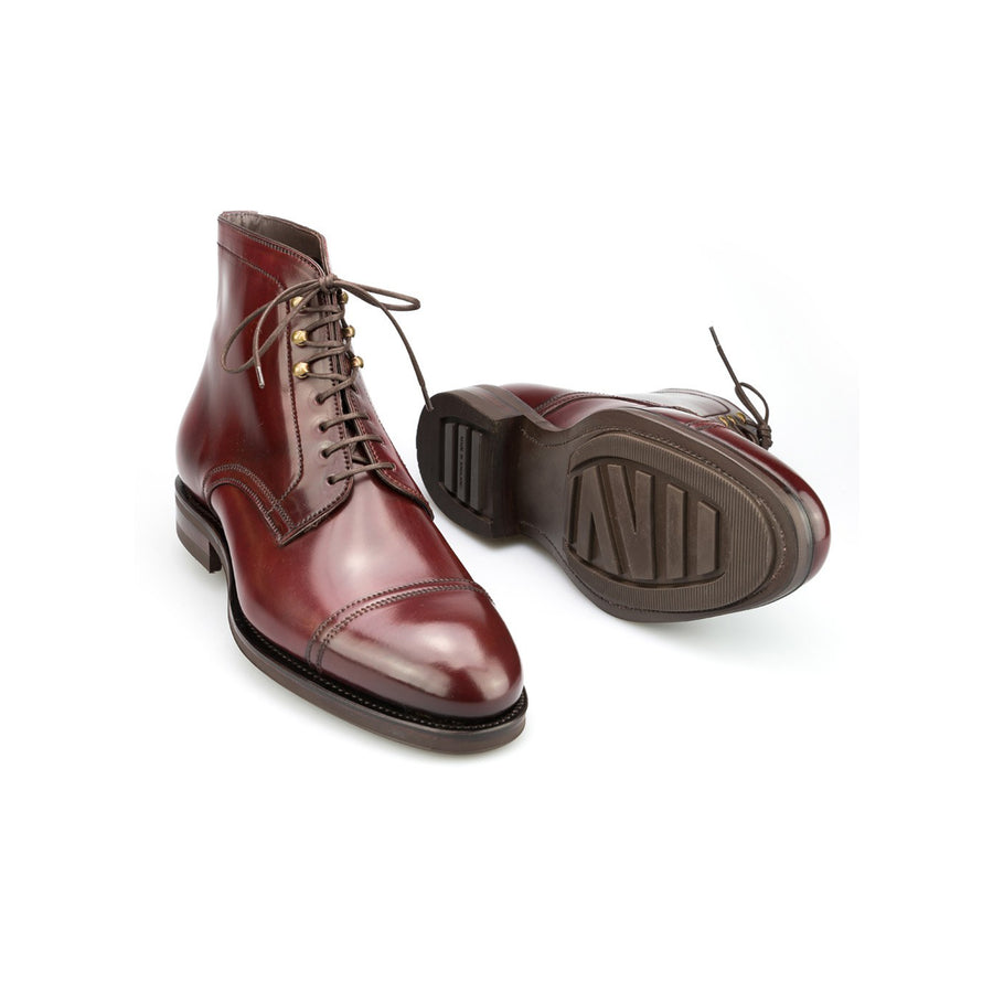 Wine Chelsea Leather Men s Boots
