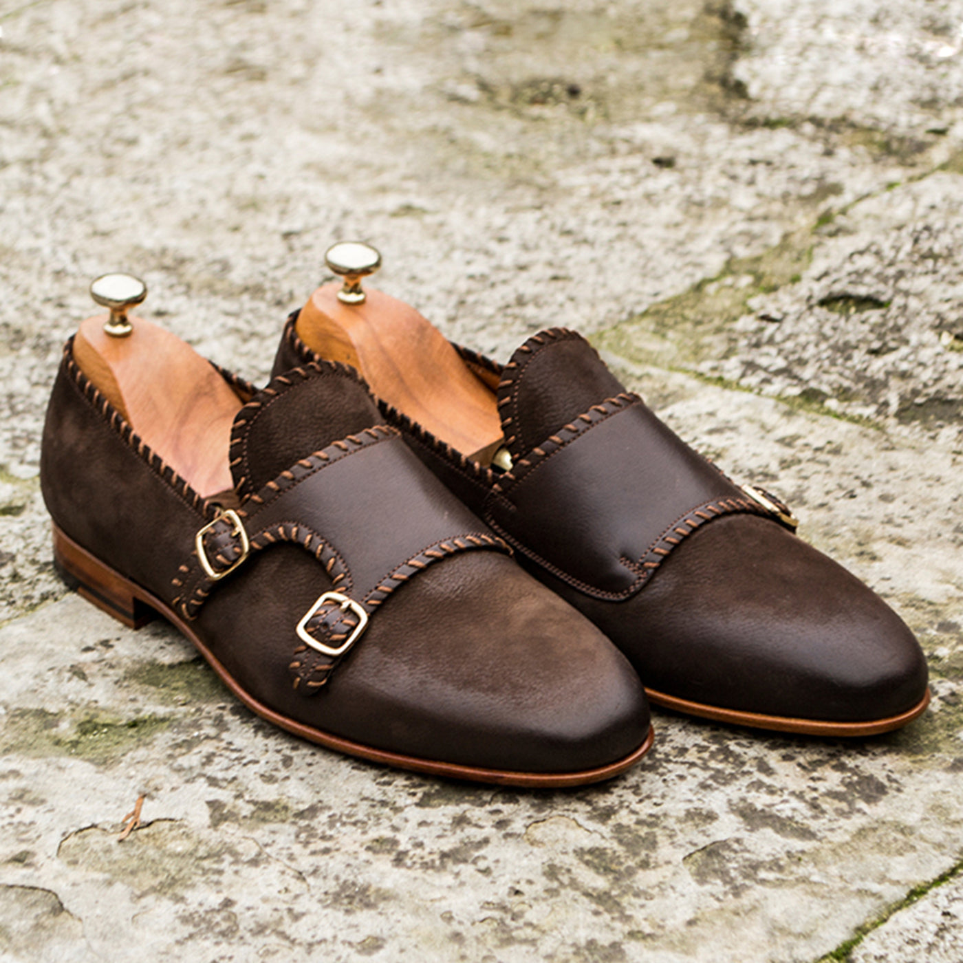 Woody Double Monk Strap Men s Shoes