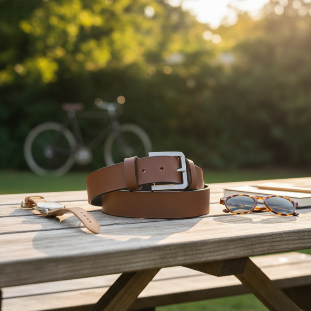 Regal Noir Heritage Grain Leather Belt