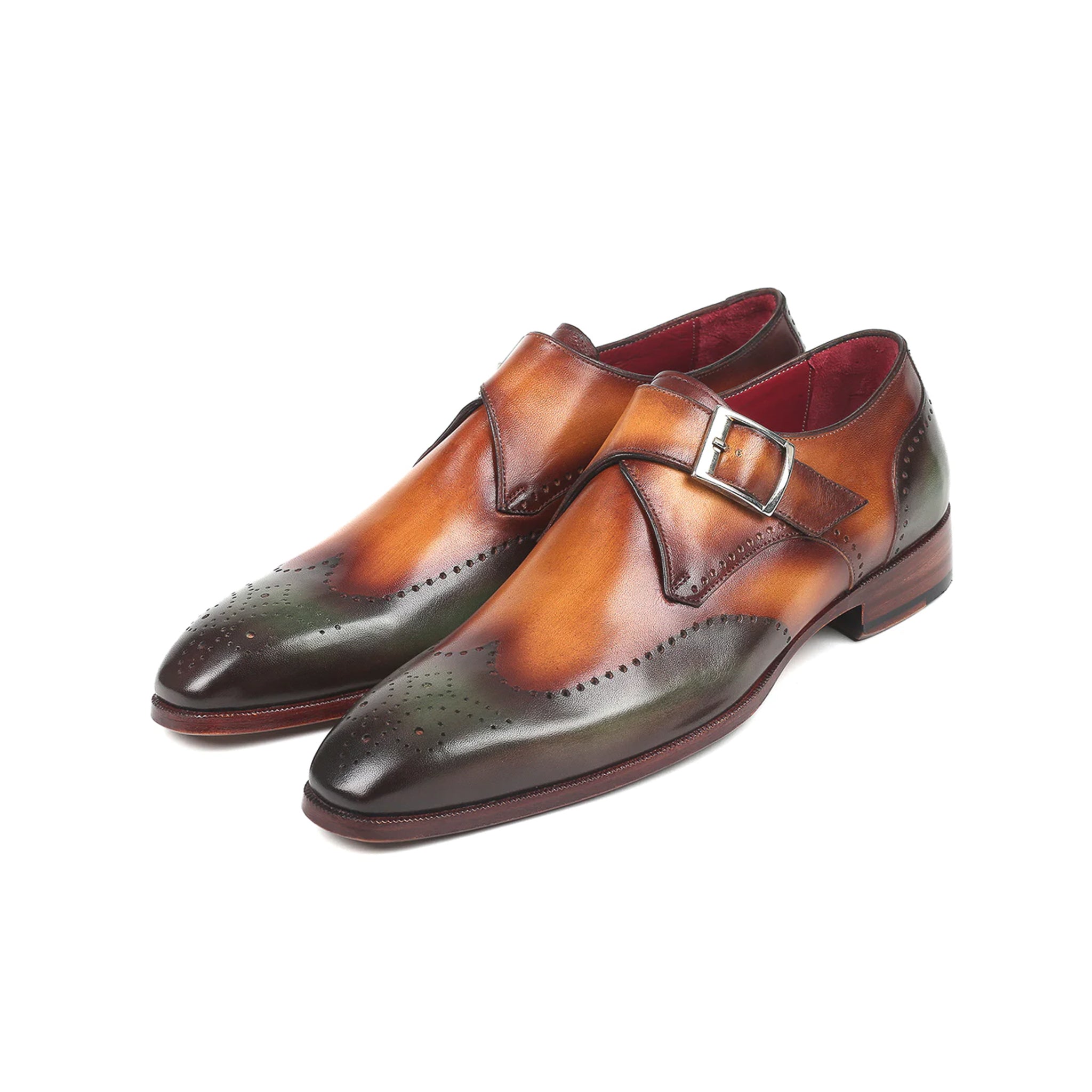 Sanguine Single Monkstrap Tan Shoes