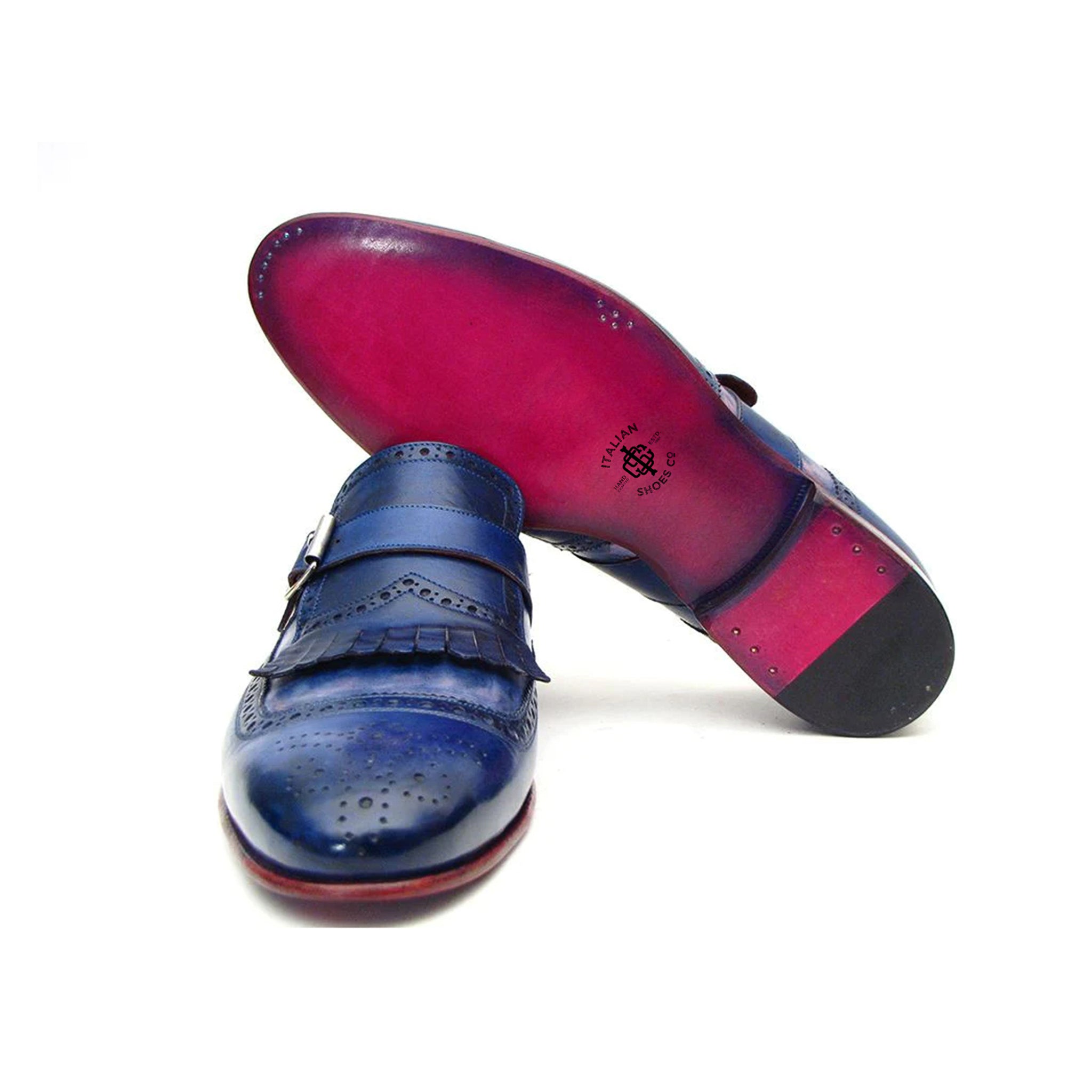 Cerulean Royal Single Monkstrap Men's Shoes