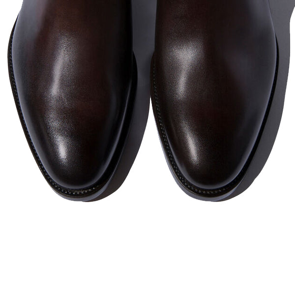 Classic Chelsea Round Toe Shade Leather Boots