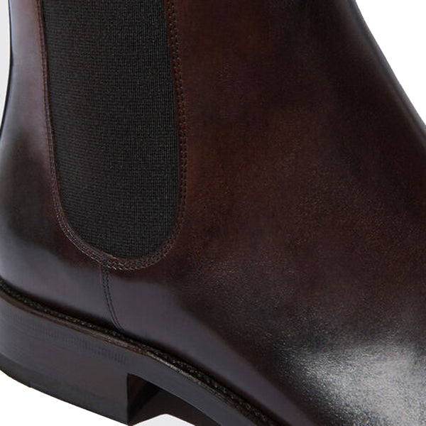 Classic Chelsea Round Toe Shade Leather Boots