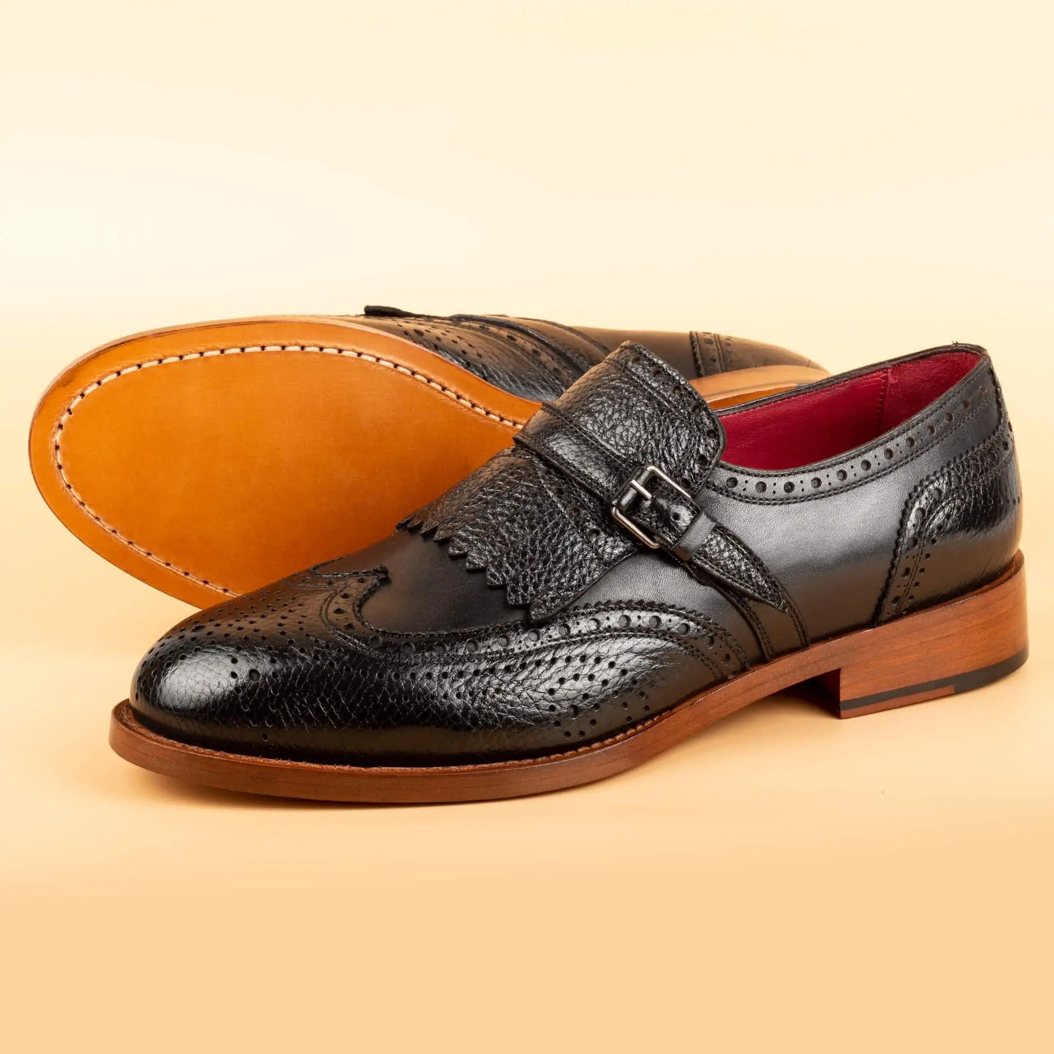Tuatara Single Monk Strap Shoes