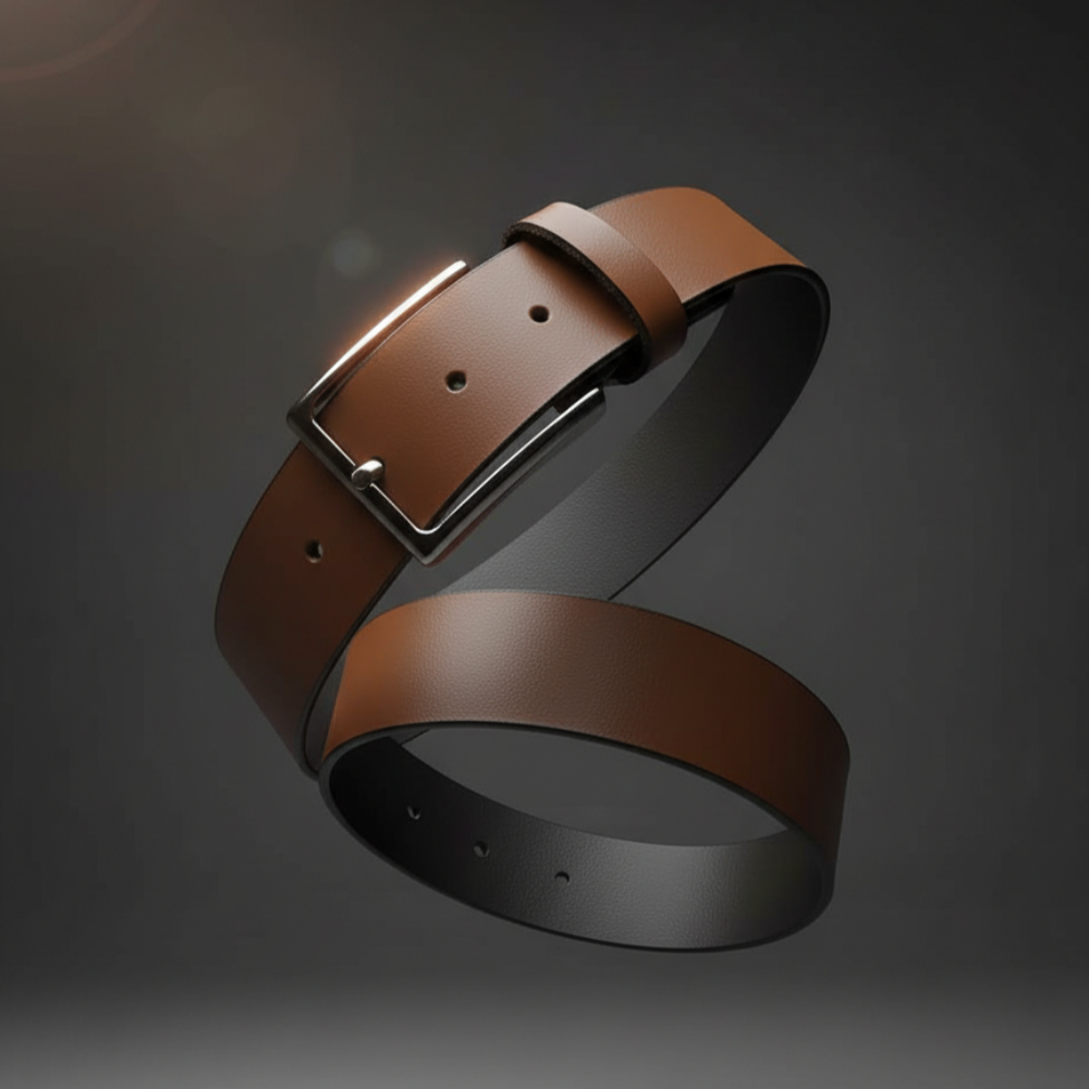 Classic Regal Noir Grain Leather Belt