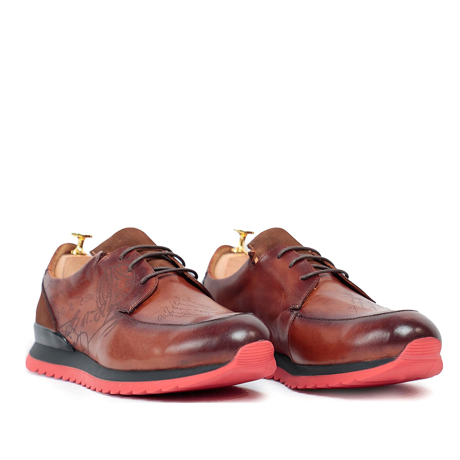 Alexandro Brown Leather Sneaker