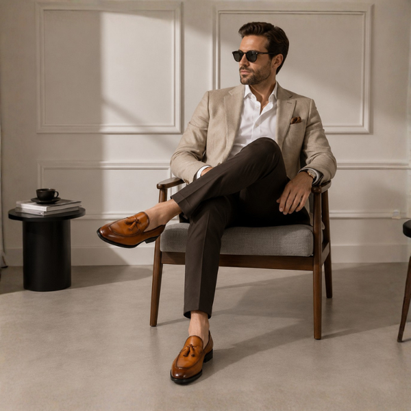 Alfred Leather Luxe Tassel Loafer