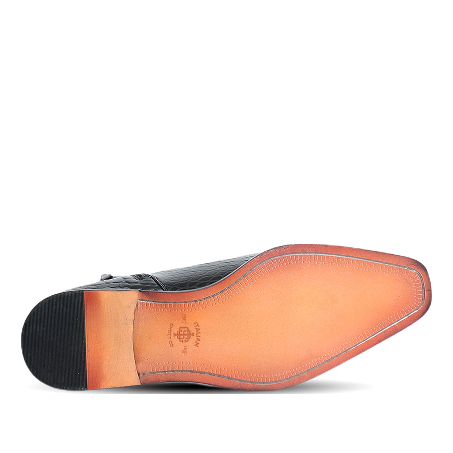 Antilia Croco Leather Black Boots