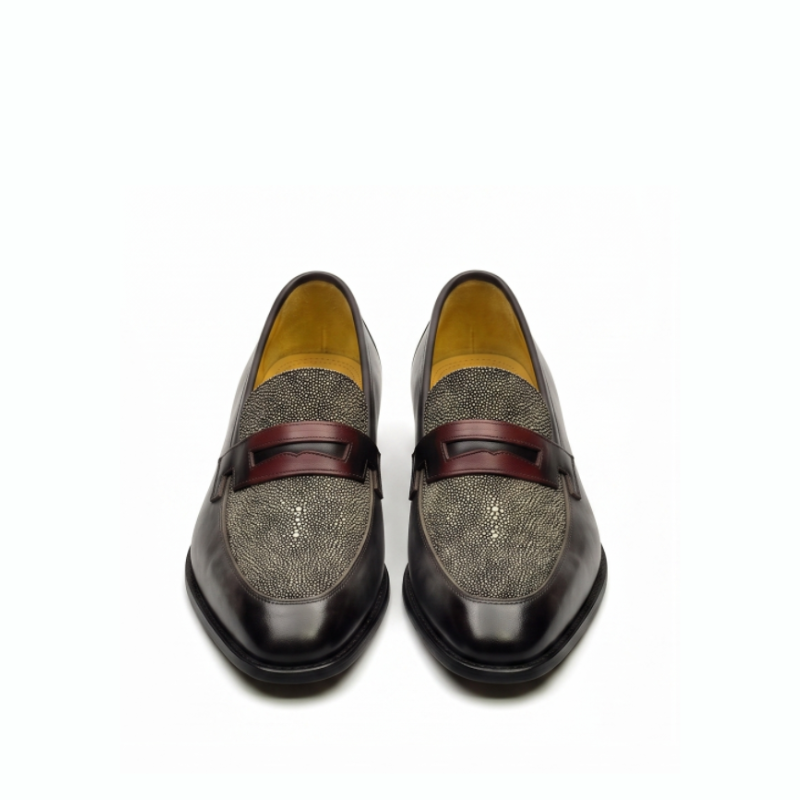 Antique Elite Textured Luxury Leather Loafer