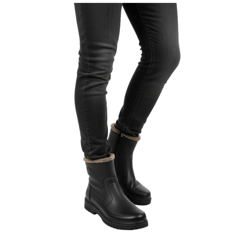Arctic Shield Fur-Lined Leather Boots