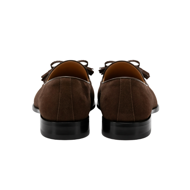 Aristo Italian Suede Tassel Loafers