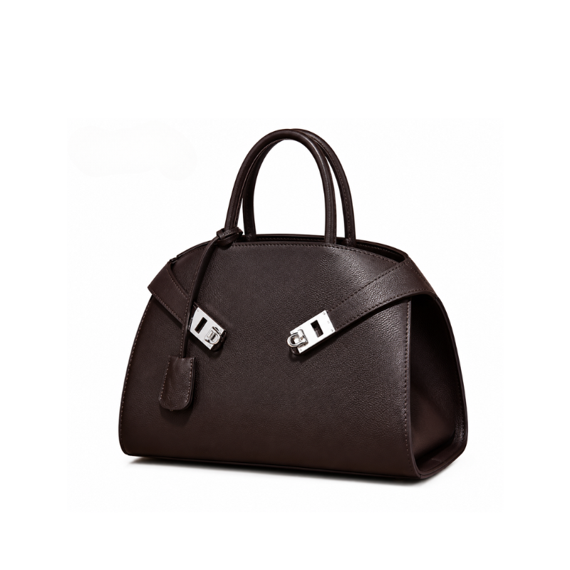 Classic Stylish Leather Ladies Handbag