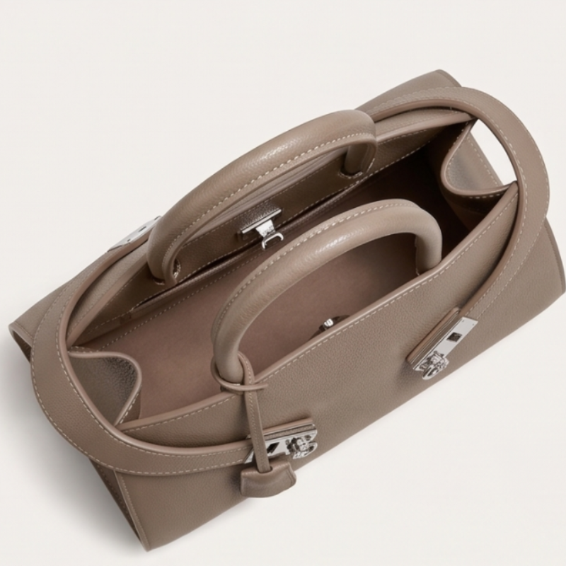 Classic Stylish Leather Ladies Handbag
