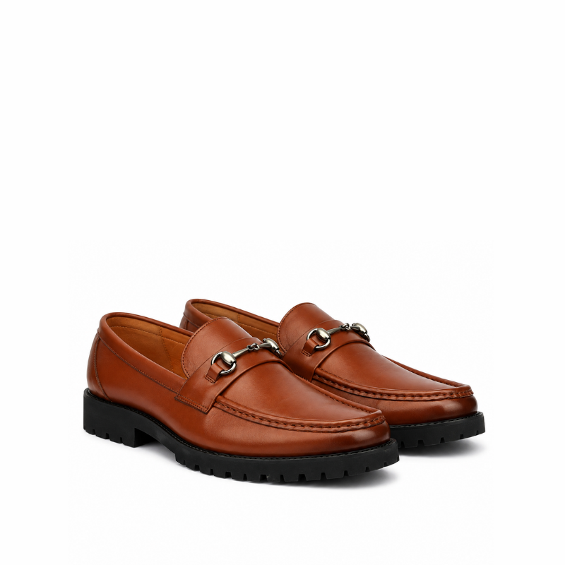 Aurelio Horsebit Lug Sole Loafers