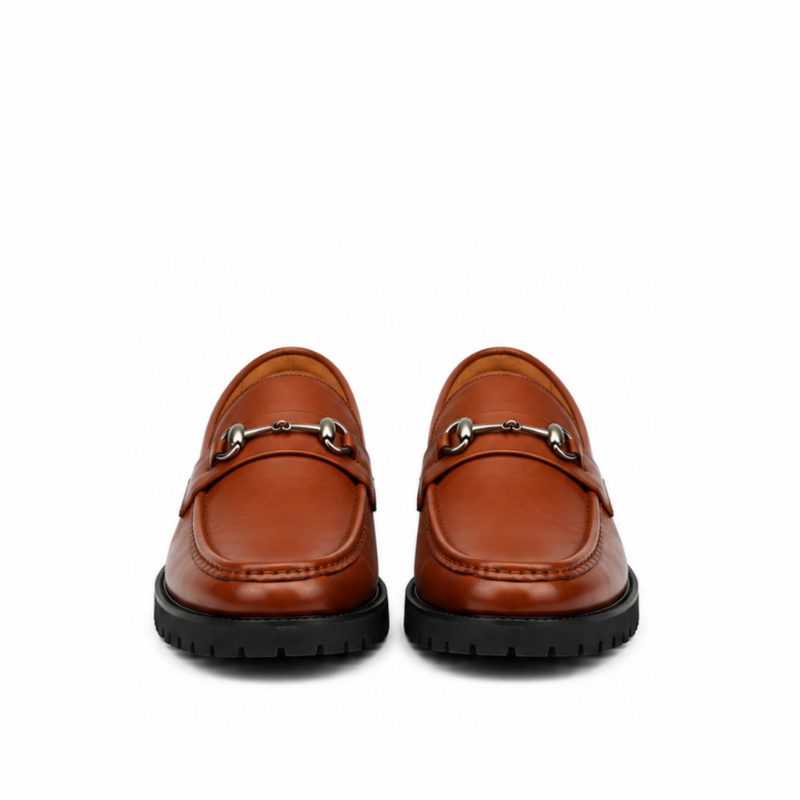 Aurelio Horsebit Lug Sole Loafers