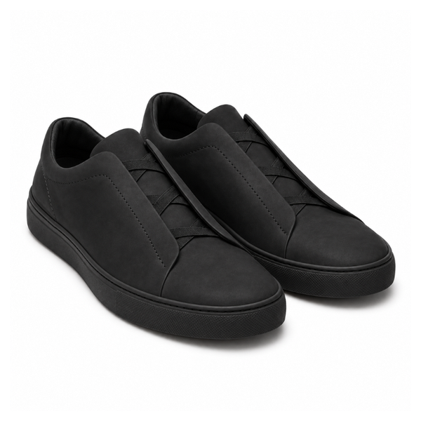 Aurelio Veil Tripple Stitch Nubuck Slip On Sneakers