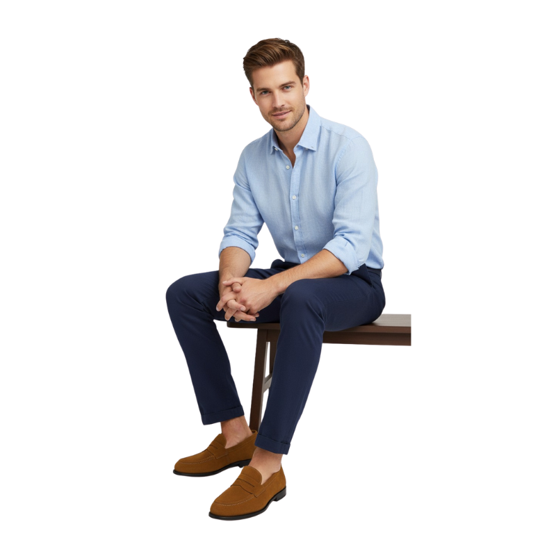 Auremo Luxury Suede Penny Loafer