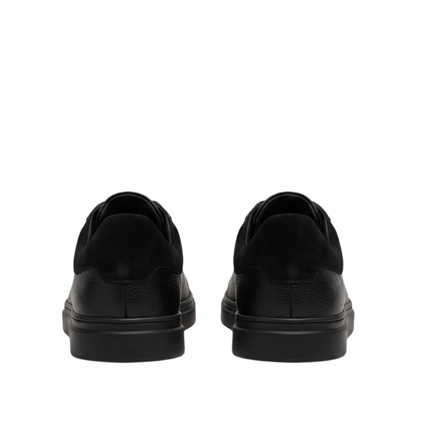Axton Classic Textured Leather Sneakers
