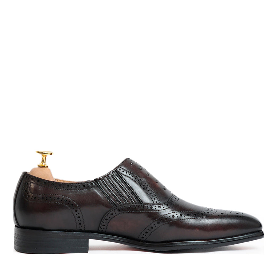 Azura Coffee Lace up Shoes