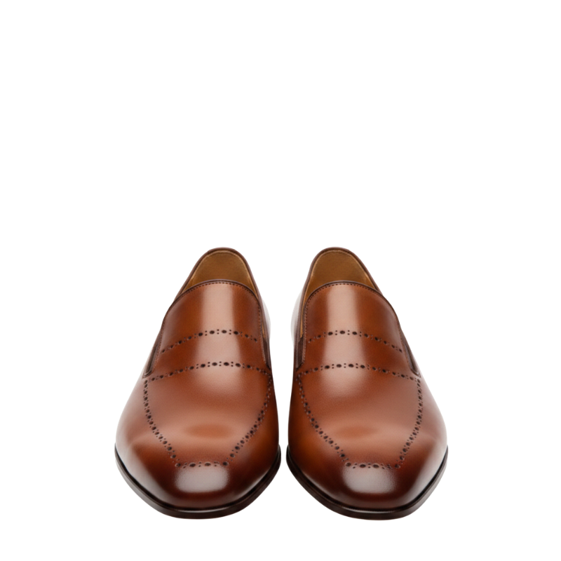 Azure Grace Leather Santorini Mist Loafer