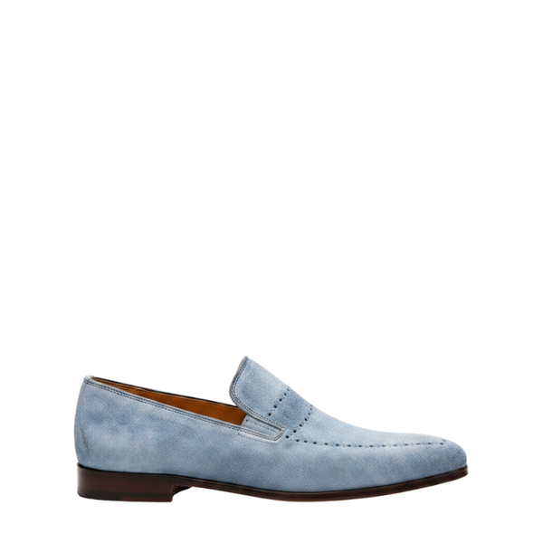 Azure Grace Suede Santorini Mist Loafer - Sky Blue