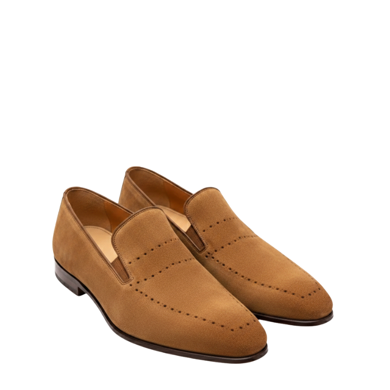 Azure Grace Suede Santorini Mist Loafer