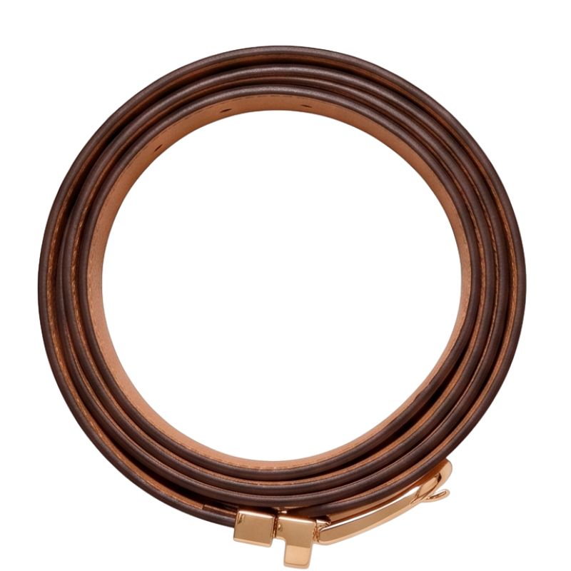 Golden Horizon Italian Leather Belt