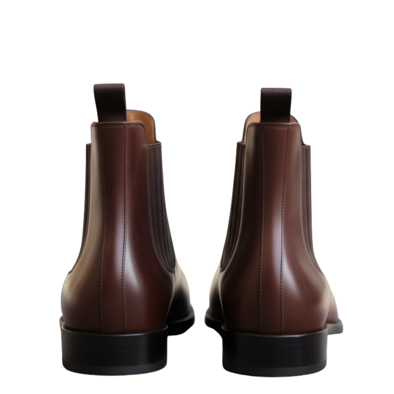 Arco Leather Chelsea Boot with Curve Toe