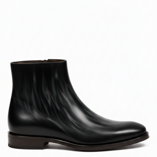 Italian Luxury Gradient Leather Chelsea Boots