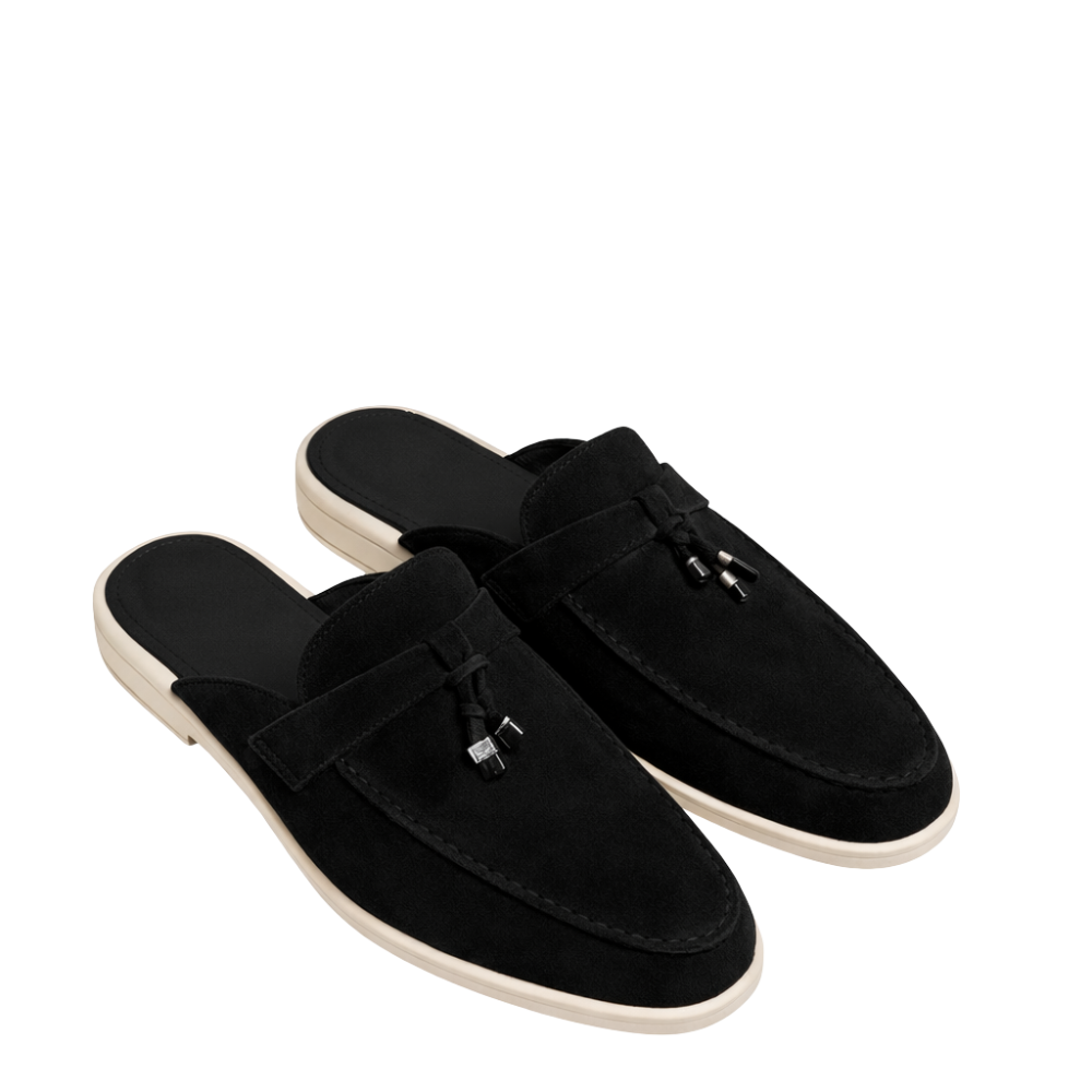 Italian Artisan Crafted Mule with Modern Tassel Finish