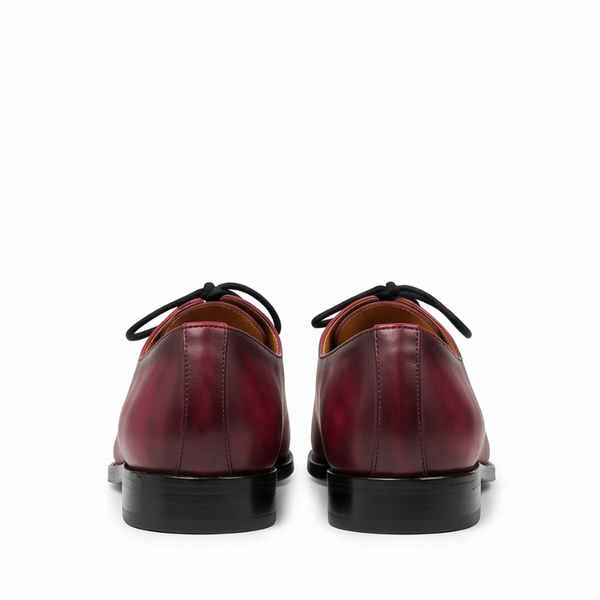 Bordeaux Merlot Wholecut Oxford Shoes