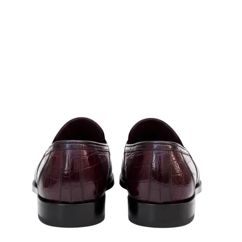 Aristo Rouge Croc Loafer